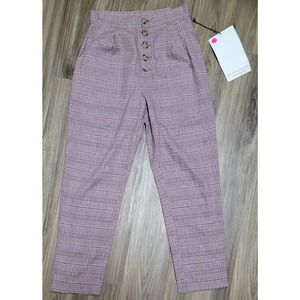 Cotton Candy LA Plaid Pants